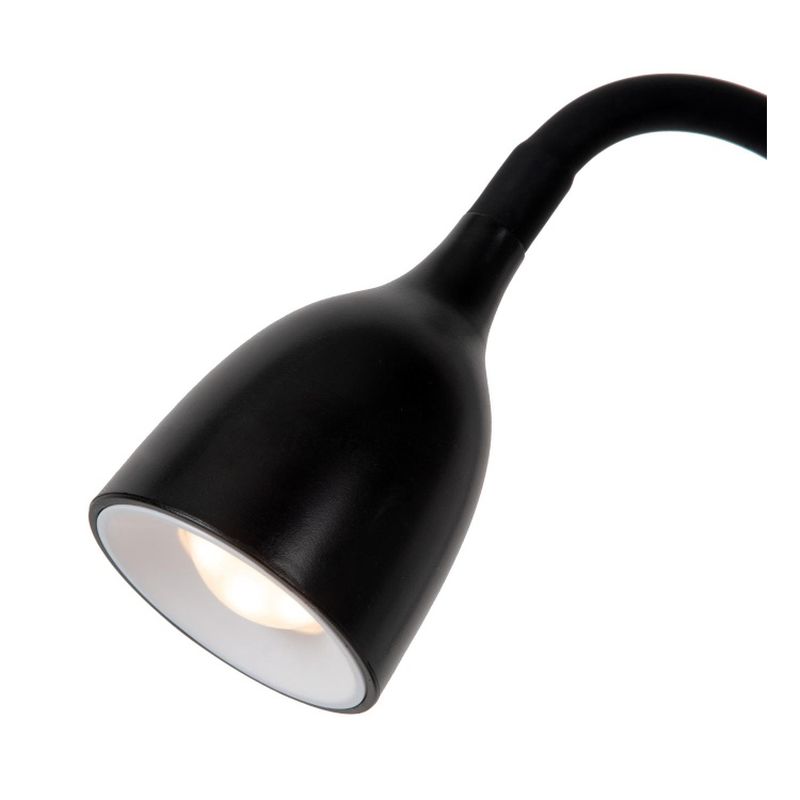 Lucide MILO - Stolná lampa - Ø 12 cm - LED - 1x3,2W 3000K - Čierna